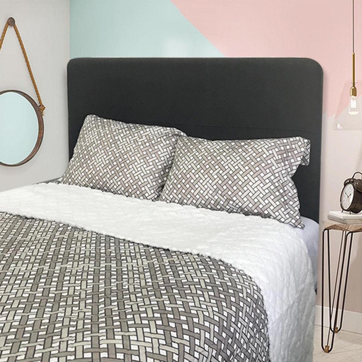 ILLUSIONS - Cubrecama Quilt 1.5 plazas Sherpa Multicolor 