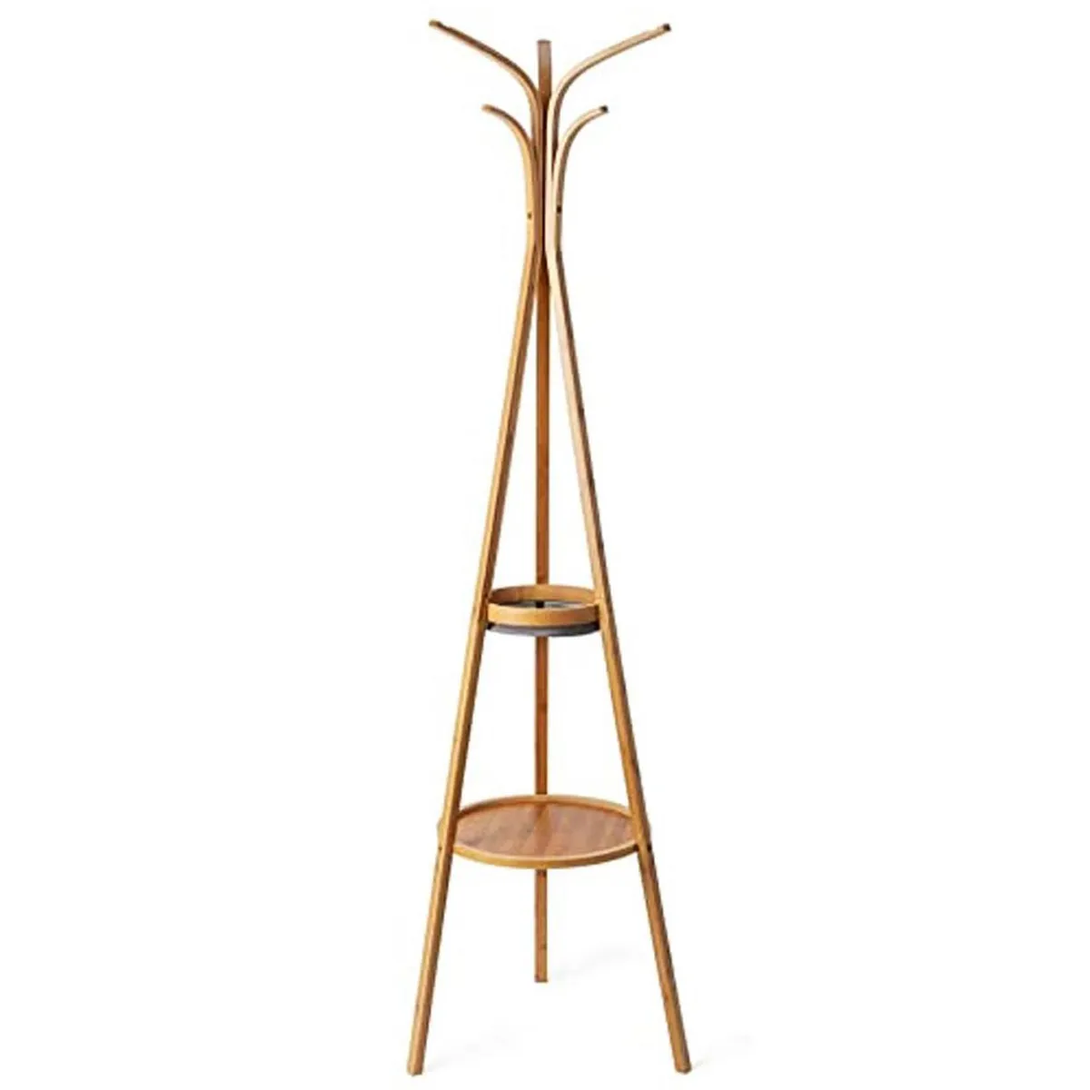 IMPORTADORA USA - Perchero Colgador de ropa Bambú Café