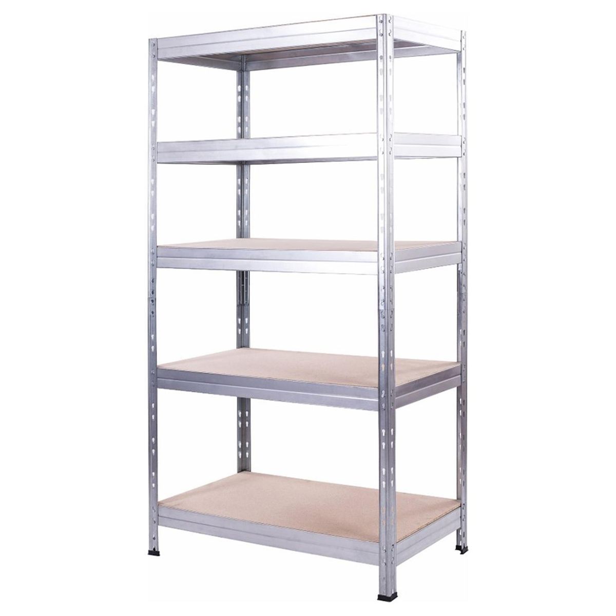 FIXSER - Estante Rivet Metal 5 Nivel(es) 90x180x40 cm Gris