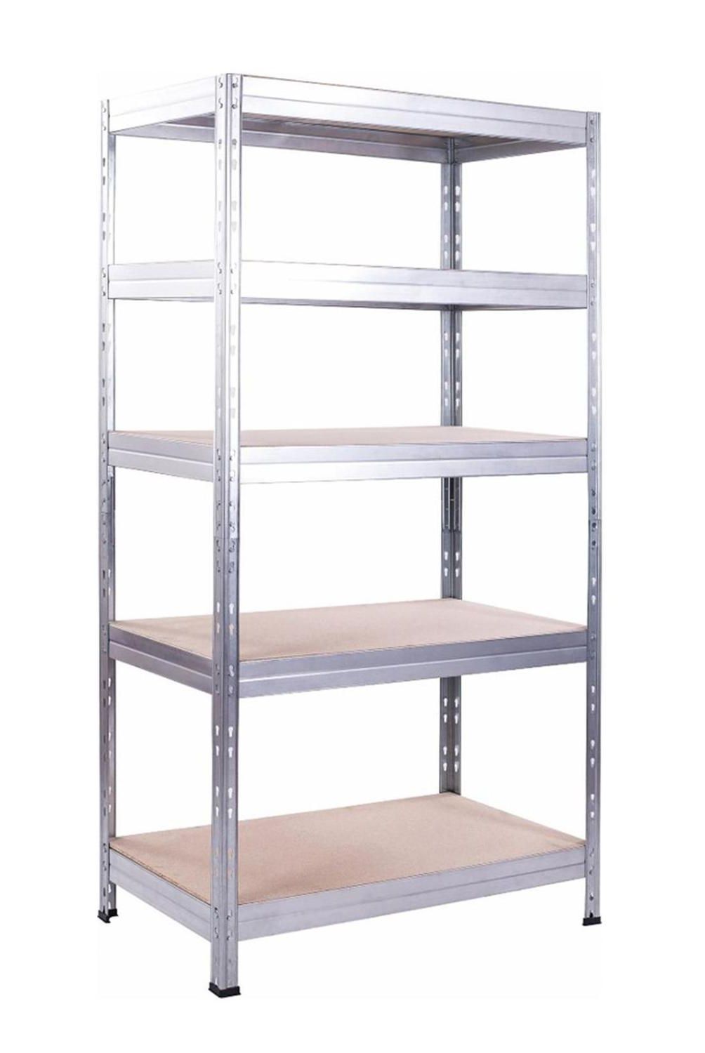 FIXSER - Estante Rivet Metal 5 Nivel(es) 90x180x40 cm Gris