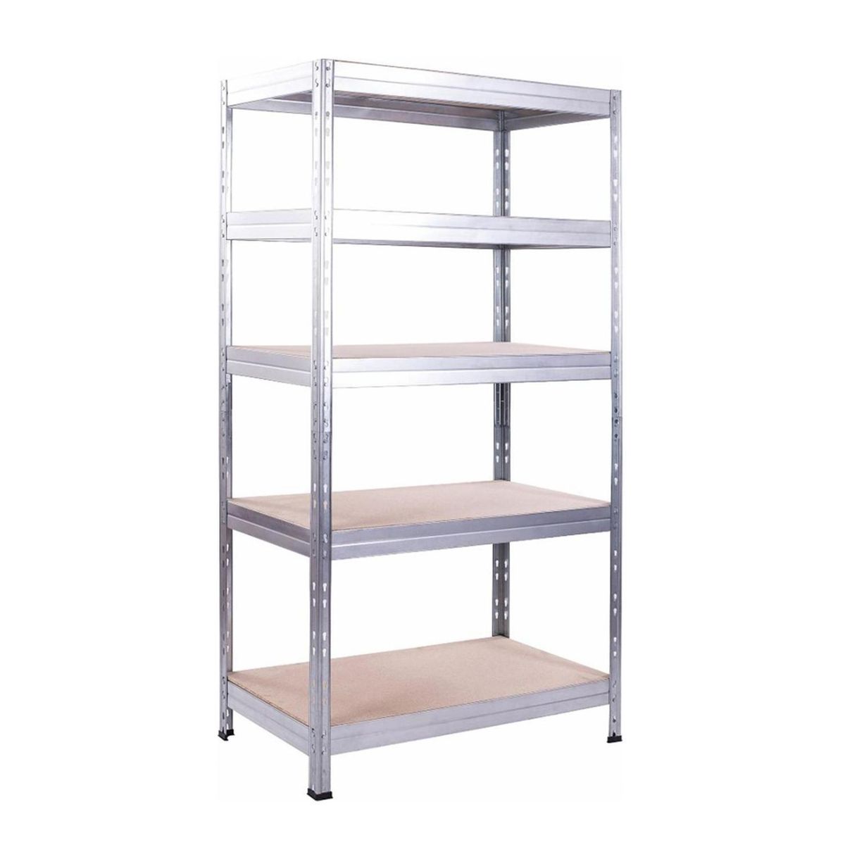 FIXSER - Estante Rivet Metal 5 Nivel(es) 90x180x40 cm Gris