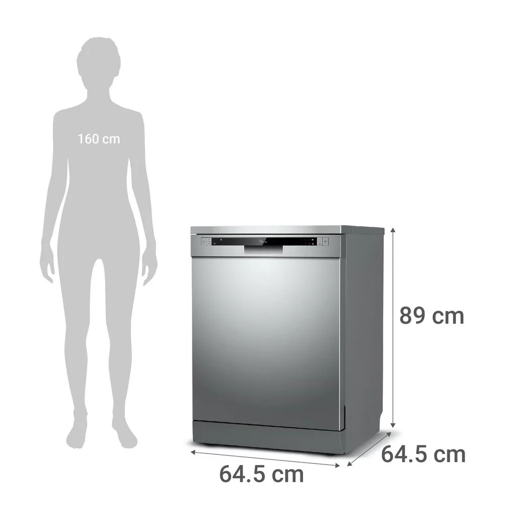 Midea MLV-12SI5203 12 Cubiertos Silver, foto 10