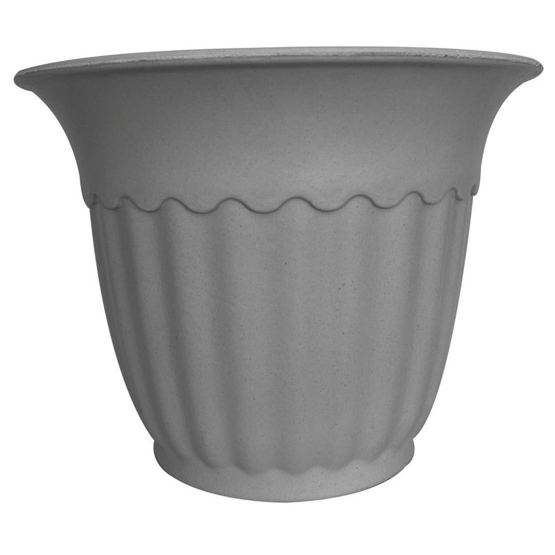 DECOGREEN - Macetero Olimpo Biodegradable de Bambú 36x32 Grafito