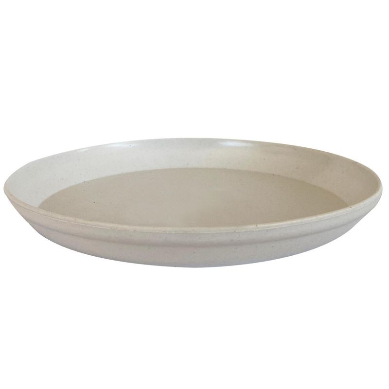 DECOGREEN - Plato Biodegradable Blanco, para macetero Bio Actual y Clásico