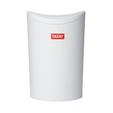 Papelero bao vaiven blanco 6 litros