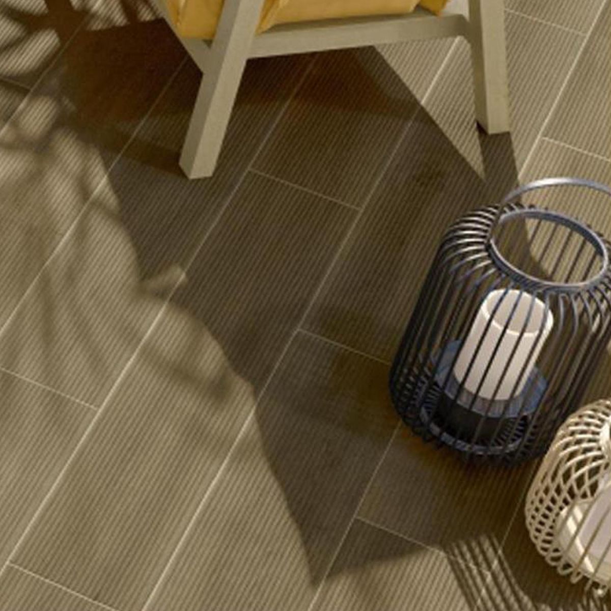 KLIPEN - Porcelanato 23x120 cm Agave deck miel Café 1.38 m2