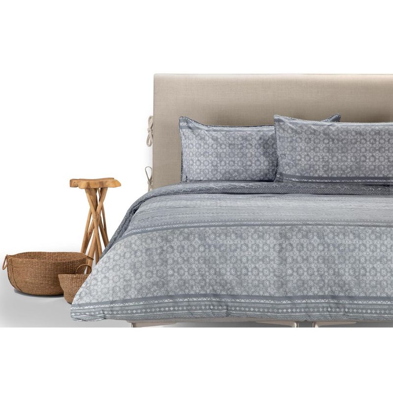 ROSEN - Plumón 2 plazas Origén Bombay Gris/blanco