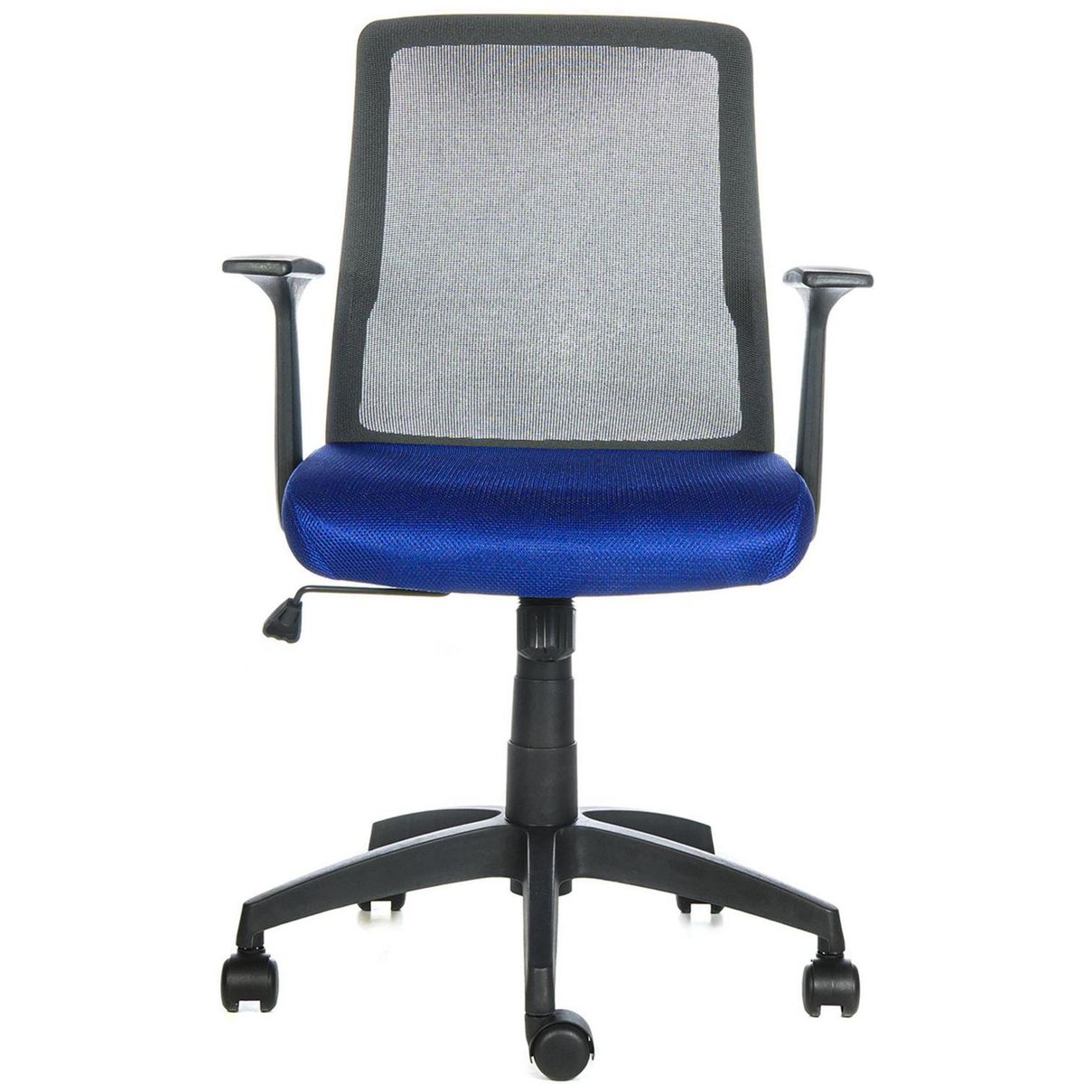 ONE SIT - Silla Escritorio Cuba Reclinable Brazo Fijo Azul