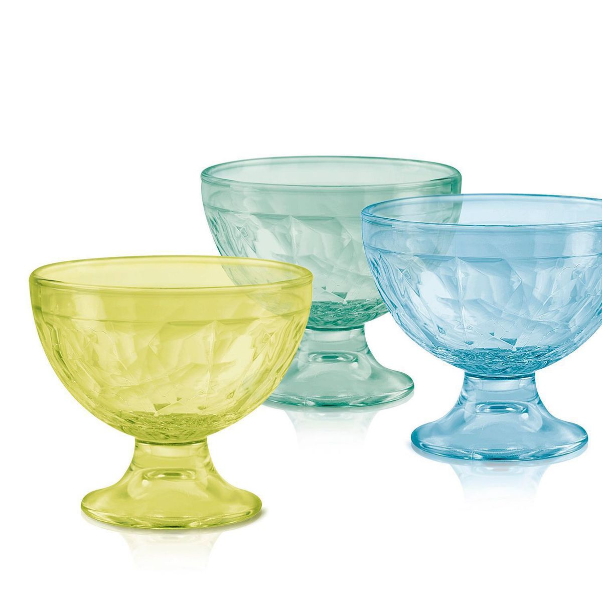 JUST HOME COLLECTION - Set 6 Copas de De postre 253 ml Vidrio Transparente