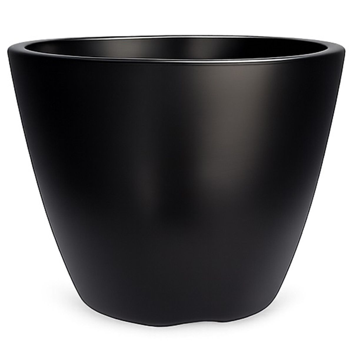 DECOGREEN - Set 4 Maceteros Biodegradables de Bambú 25x17 cm Negro