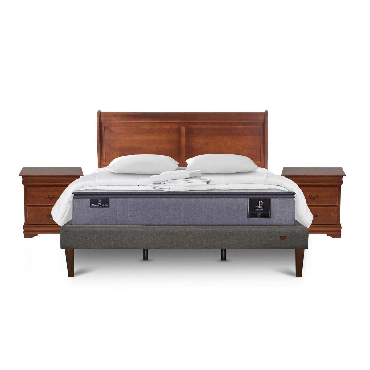 CIC - Cama Europea Premium King + Muebles