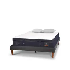 CIC - Cama 2 plazas Europea Curve Super Premium Gris