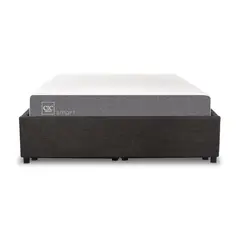 CIC - Cama 2 Plazas Box Spring Space Box Smart Blanco/Gris