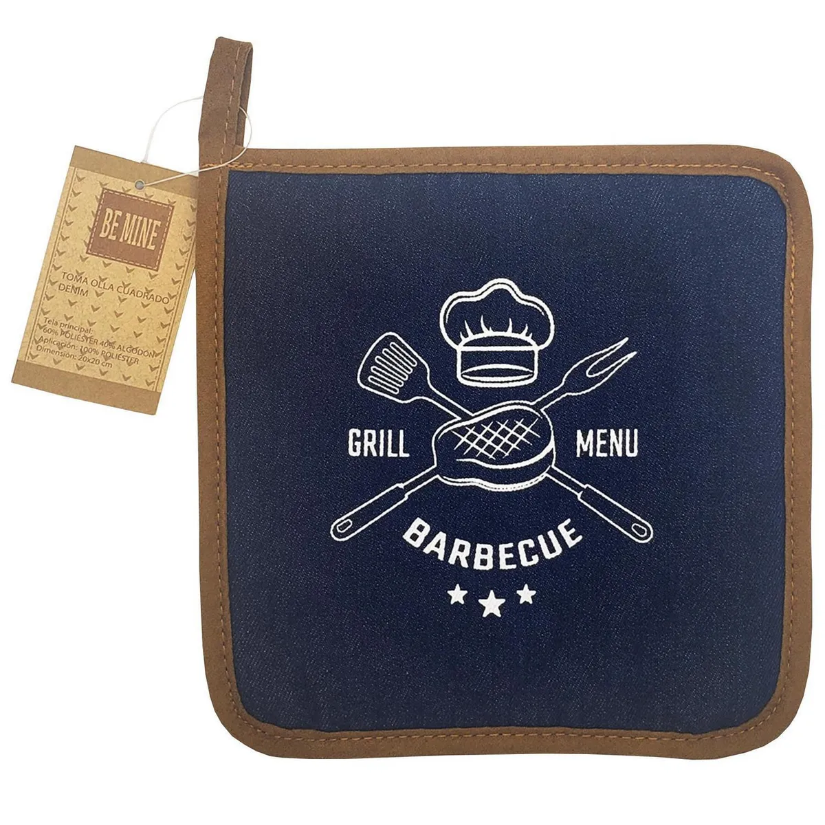 BE MINE - Tomaolla cuadrado denim