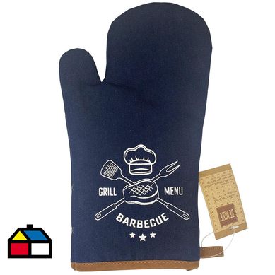 Guante cocina denim.
