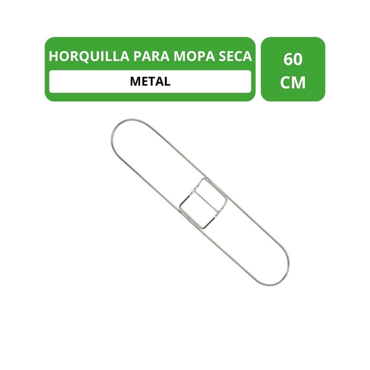 ALL CLEAN - Horquilla para Mopa Seca All Clean 60 cm Limpieza Eficiente