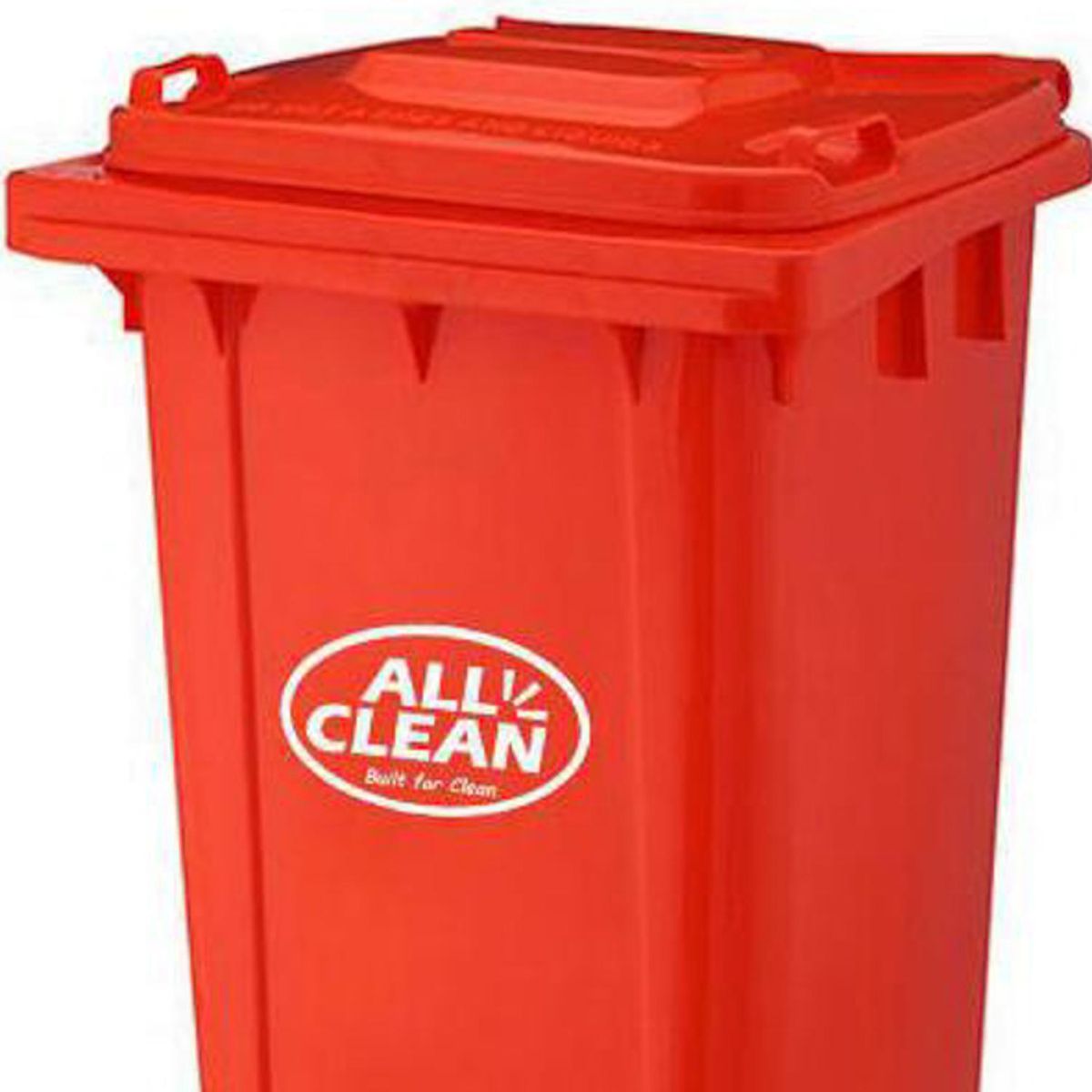 ALL CLEAN - Basurero 120 Litros plástico Rojo