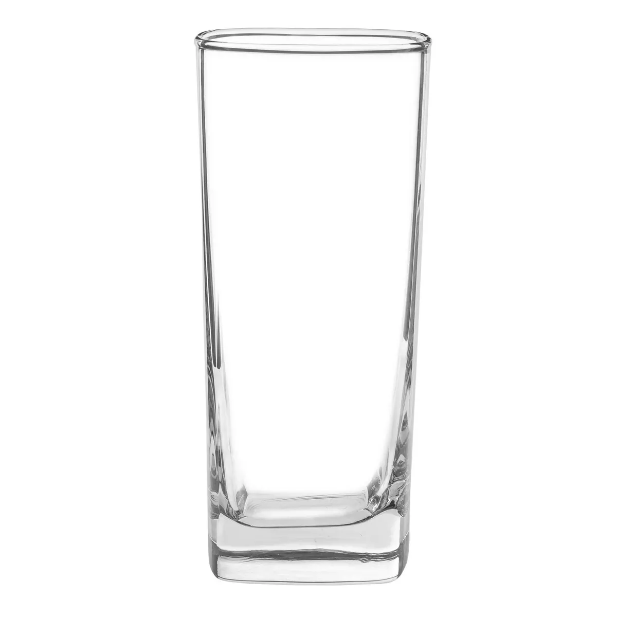 JUST HOME COLLECTION - Set 6 Vasos Alto de Vidrio 350 ml Transparente