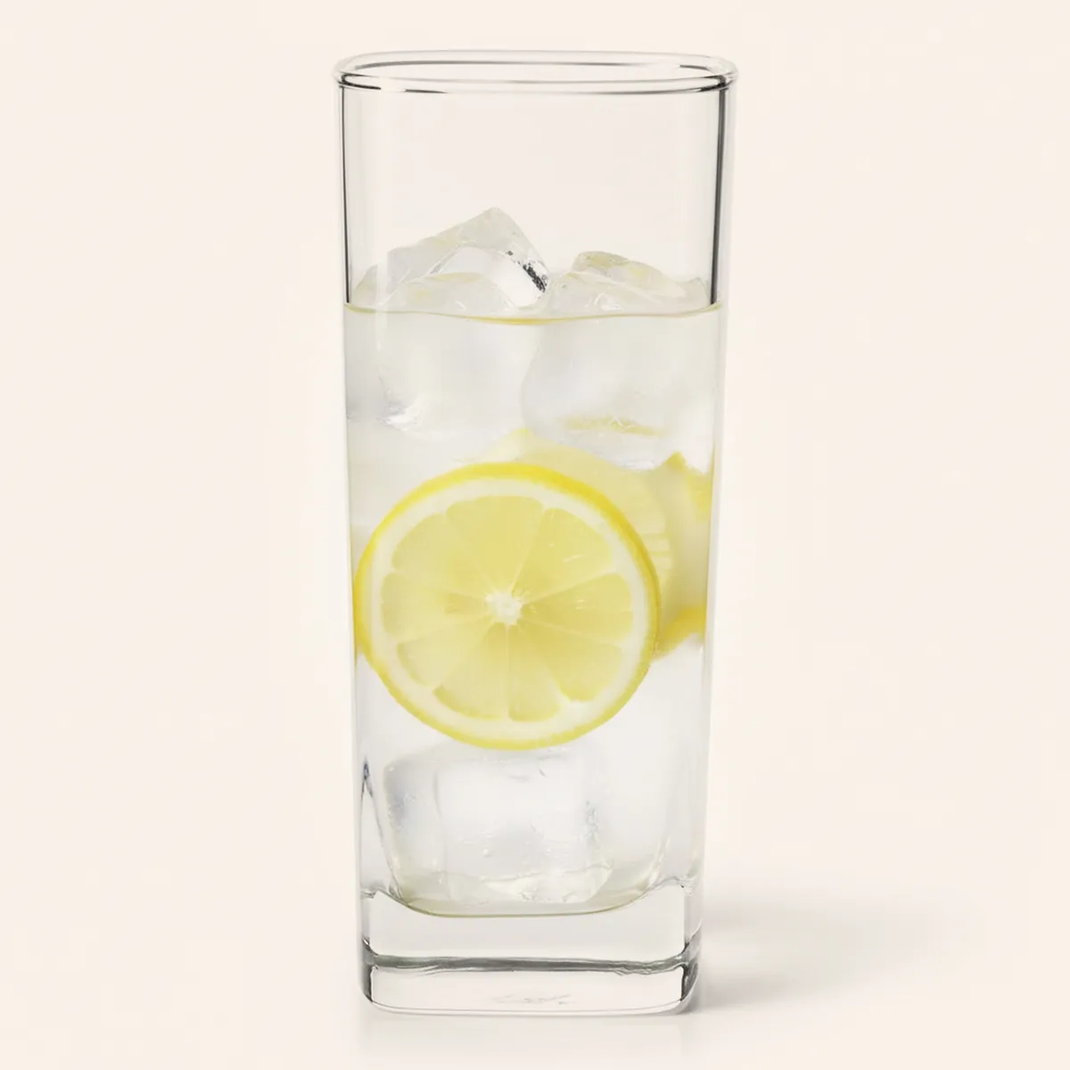 JUST HOME COLLECTION - Set 6 Vasos Alto de Vidrio 350 ml Transparente