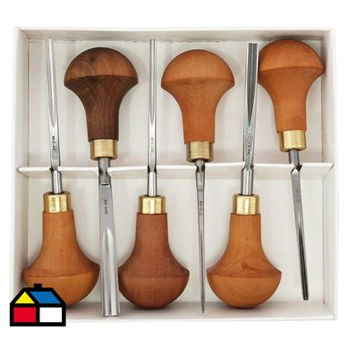 Set 6 gubias timbre lsc