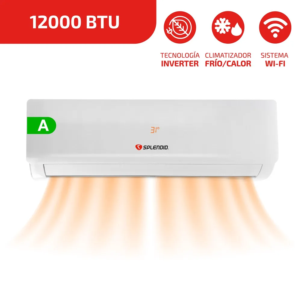 Splendid Split Inverter 12000 BTU Frío/Calor Wi-Fi, foto 11
