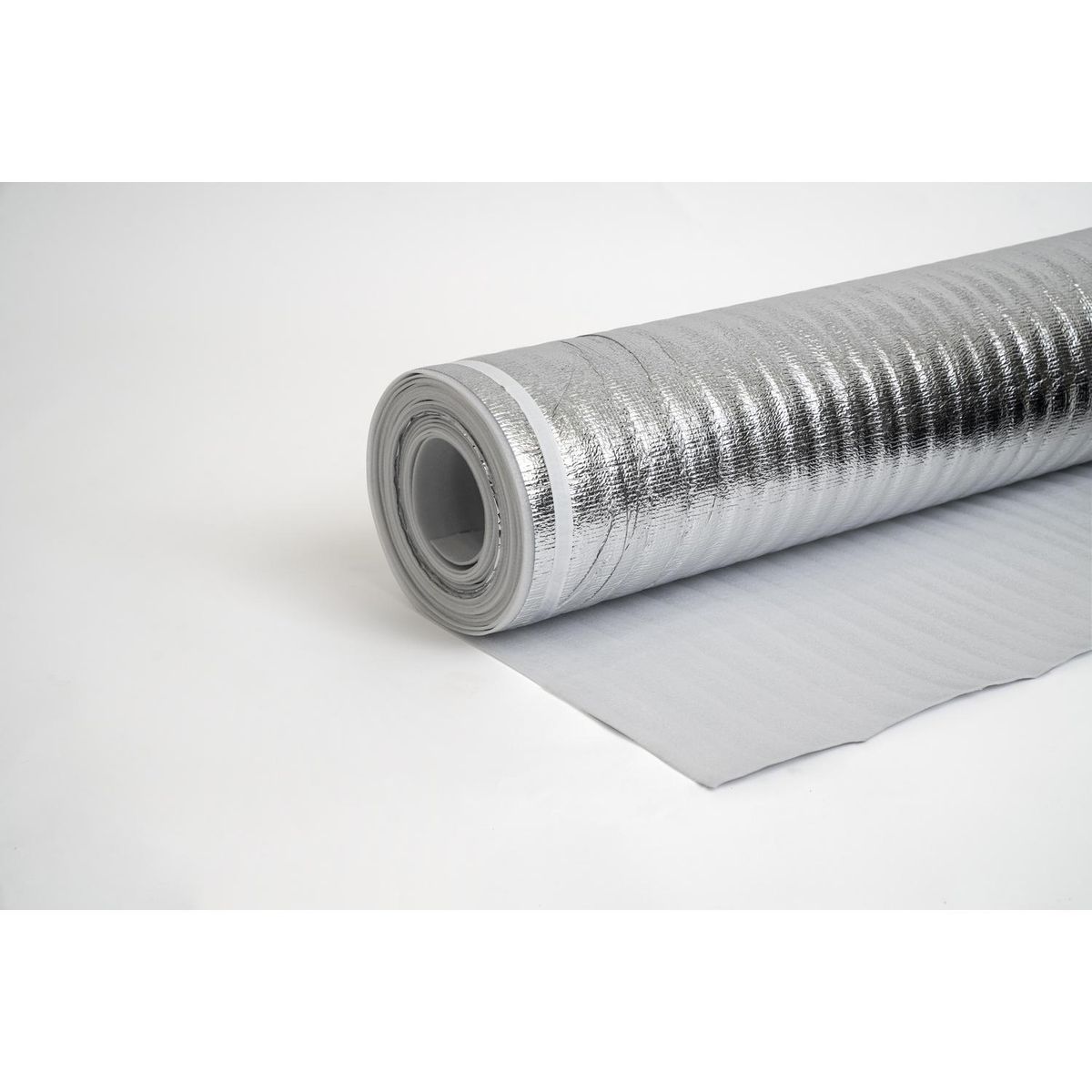 HOLZTEK - Espuma niveladora metalizada 2mm rendimiento 10m2 con cinta adhesiva