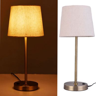 Lmpara de mesa bronce 1 luz E27 40W