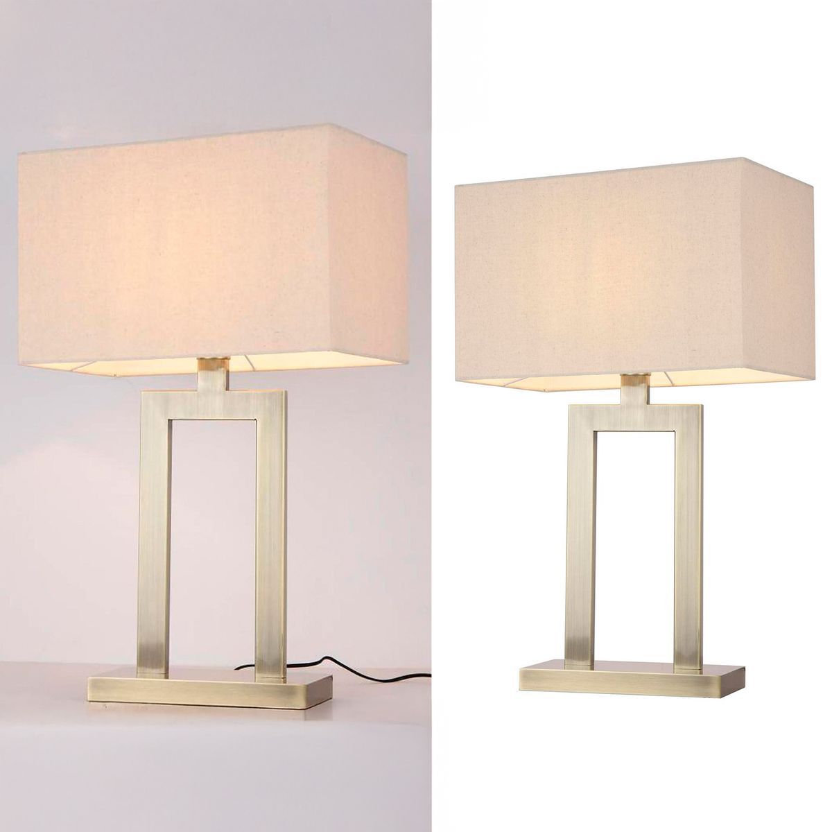 DISEÑO 3 - Lámpara Mesa Mix Bronce 26x71 cm