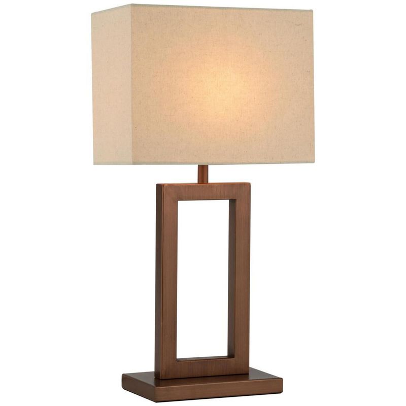 DISEÑO 3 - Lámpara de sobremesa óxido 1 luz E27 40W