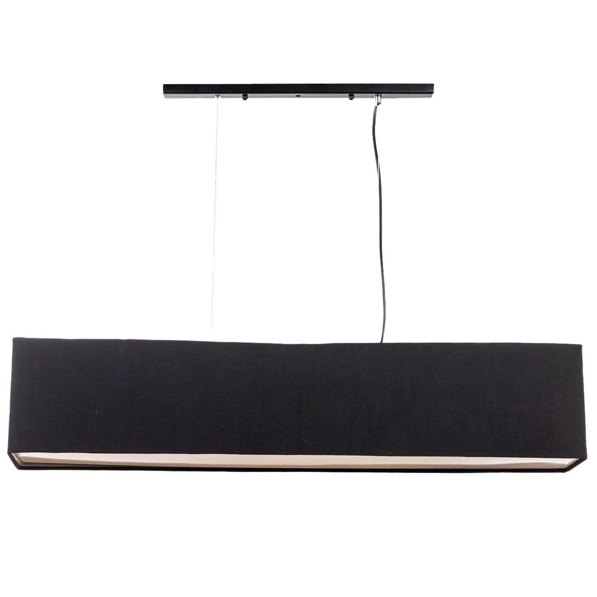 DISEÑO 3 - Lámpara Colgante 3 Luces Metal Negro