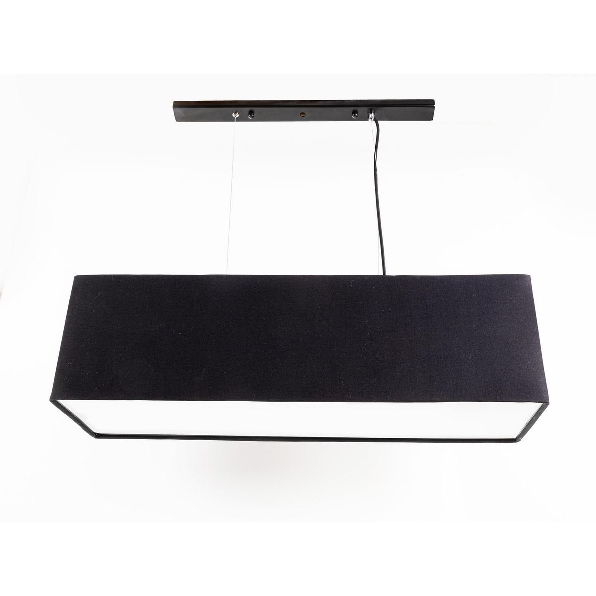 DISEÑO 3 - Lámpara Colgante 2 Luces Metal Negro