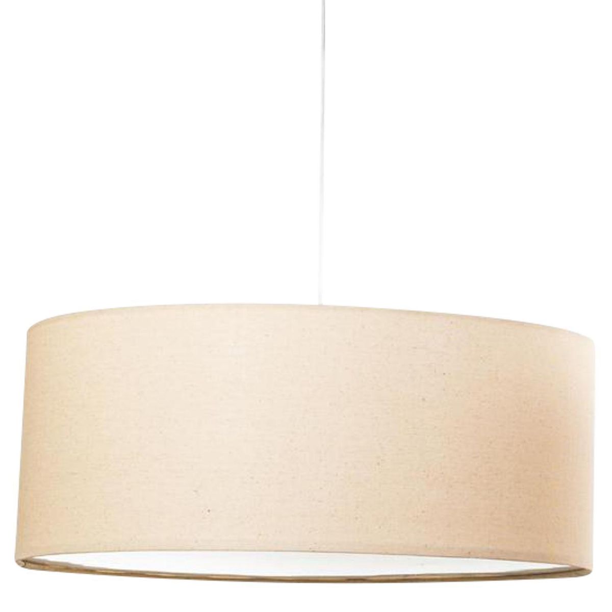 DISEÑO 3 - Lámpara Colgante Doble Pantalla 4 Luces Metal Naranjo