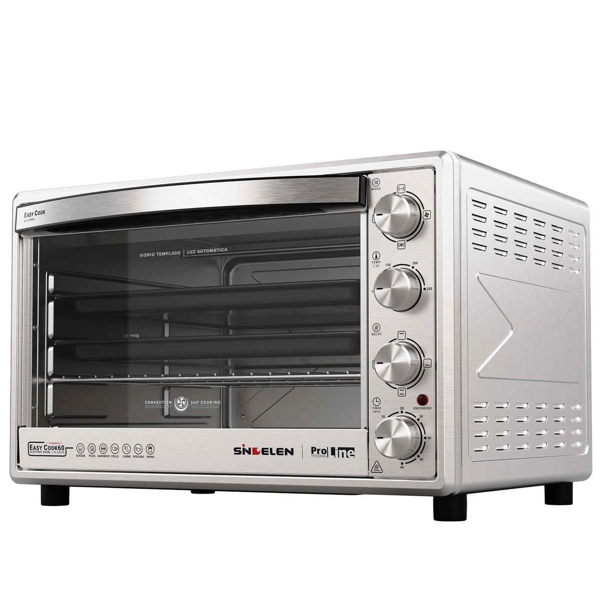 Horno eléctrico 60 litros, marca SINDELEN - Foto Principal