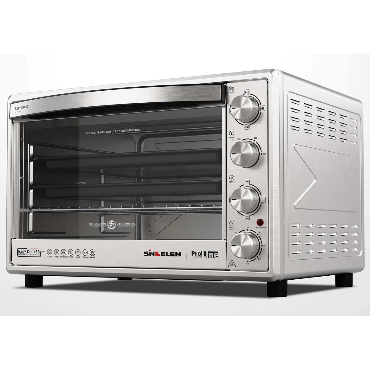 SINDELEN - Horno eléctrico 60 litros