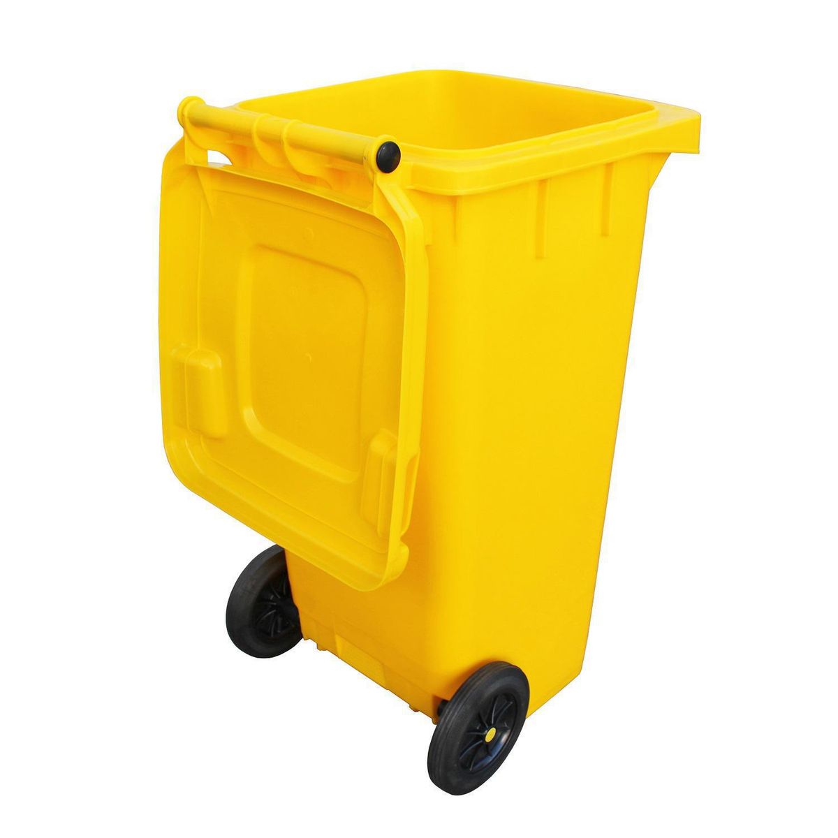 SIGNET CLASSICS - Basurero Contenedor Signet Classics 240 L Amarillo Con 2 Ruedas