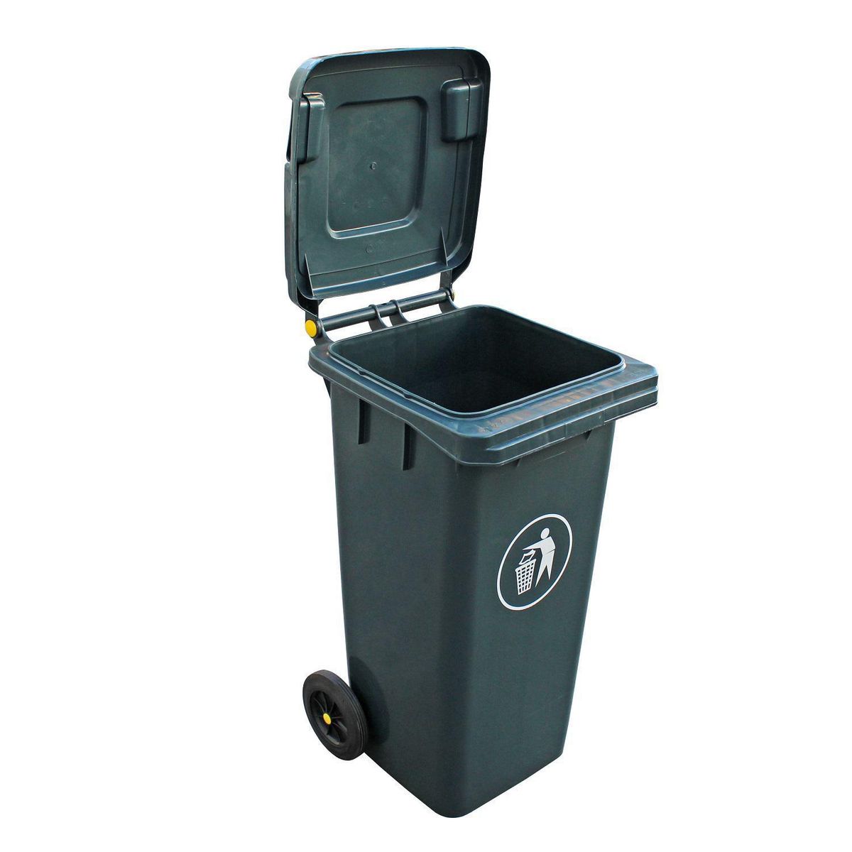 SIGNET - Basurero Contenedor Signet 120 L Con Ruedas Para Residuos Gris