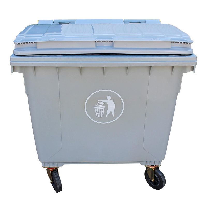 SIGNET CLASSICS - Basurero Contenedor basura 660 L 2 ruedas gris