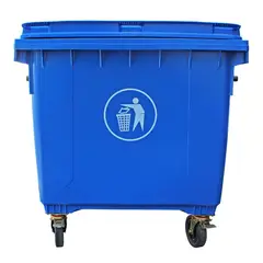 SIGNET CLASSICS - Basurero Contenedor basura 1100 L 4 ruedas.