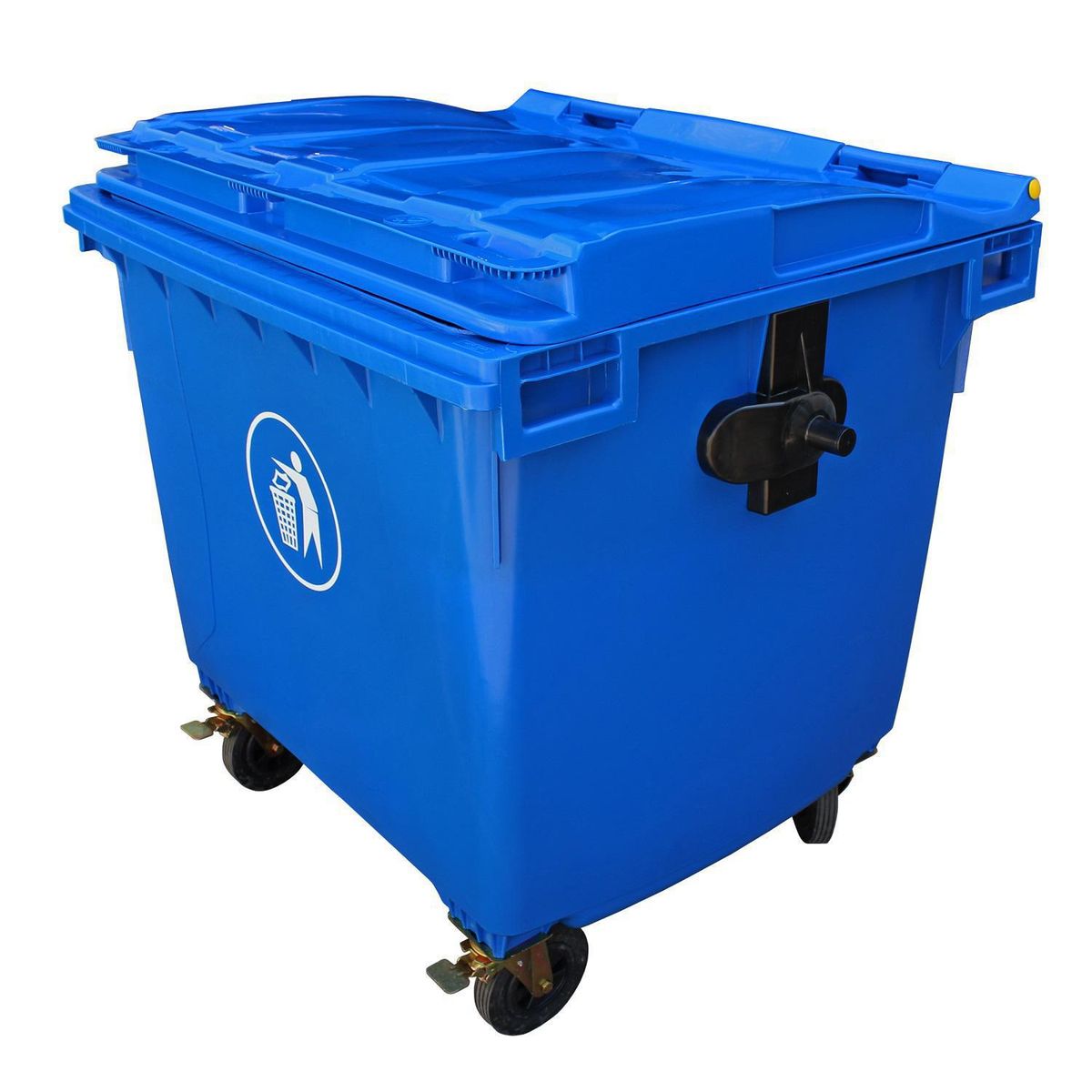 SIGNET CLASSICS - Basurero Contenedor Signet Classics 1100 L Con 4 Ruedas Azul