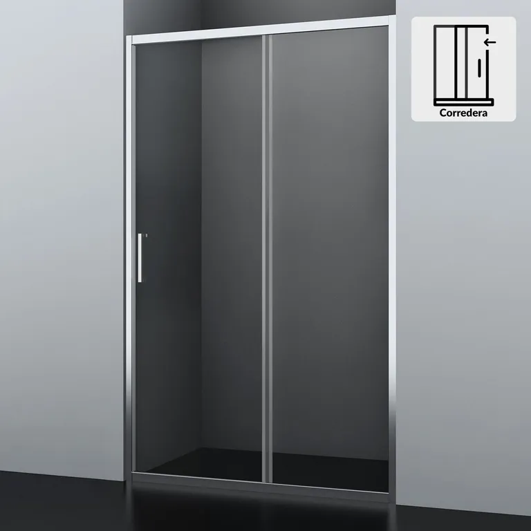 DUSCHY Mampara corredera frontal light 160x190 cm 6mm