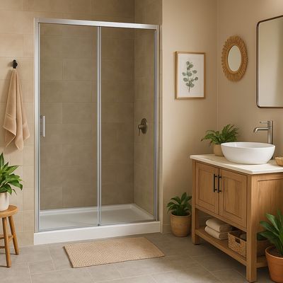 Imagen 2 del producto Mampara corredera frontal light 160x190 cm 6mm