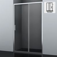 Mampara corredera frontal light 140x190 cm 6mm