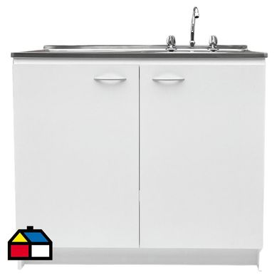 Kit Mueble base 100 + lavaplatos izquierdo + grifera