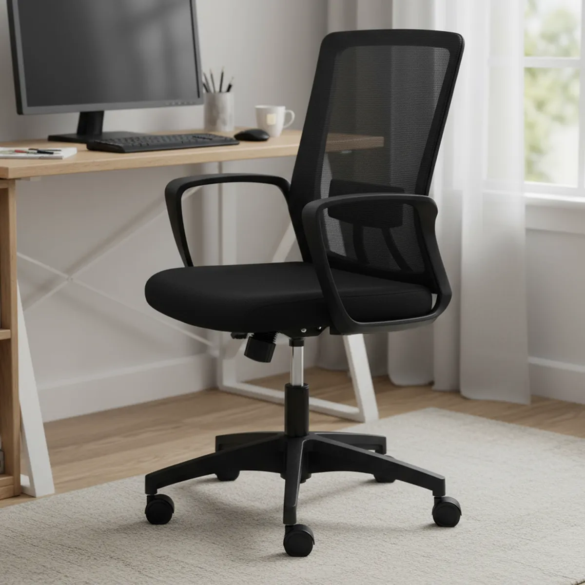 ONE SIT - Silla Escritorio Happy Negro