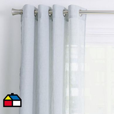 Cortina velo lisa 140x220 cm celeste