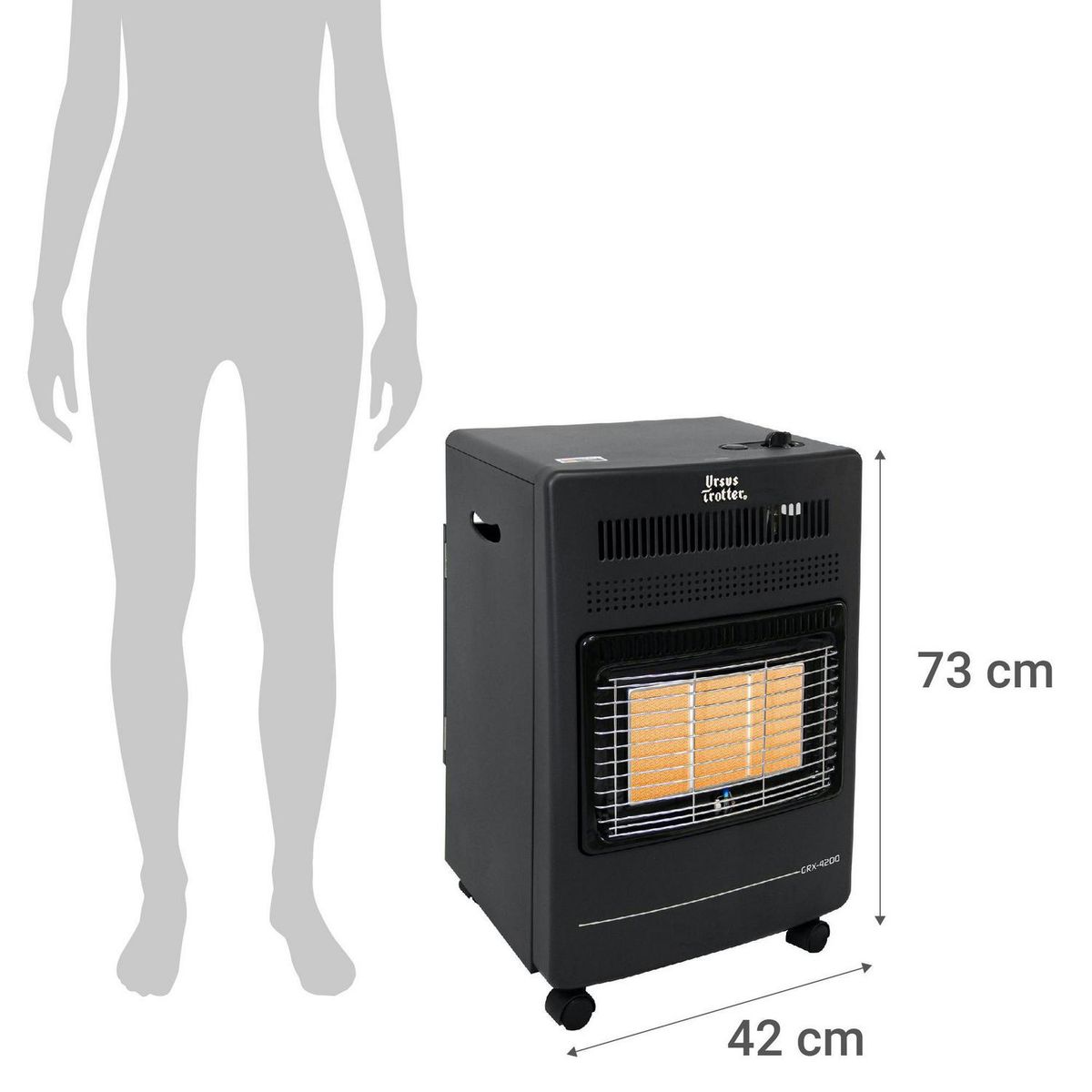 URSUS TROTTER - Calefactor a Gas 15 Kg Gas 