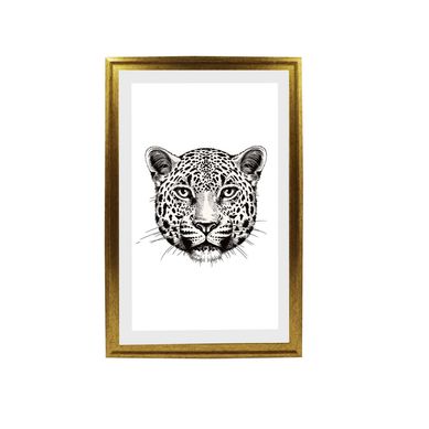 Cuadro lmina tigre 40x60 cm.