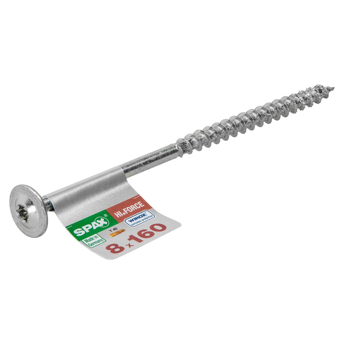 SPAX AMERICAN SCREW - Tornillo Tirafondo Madera Aglomerada 160 mm 8 mm 1 unidad(es)