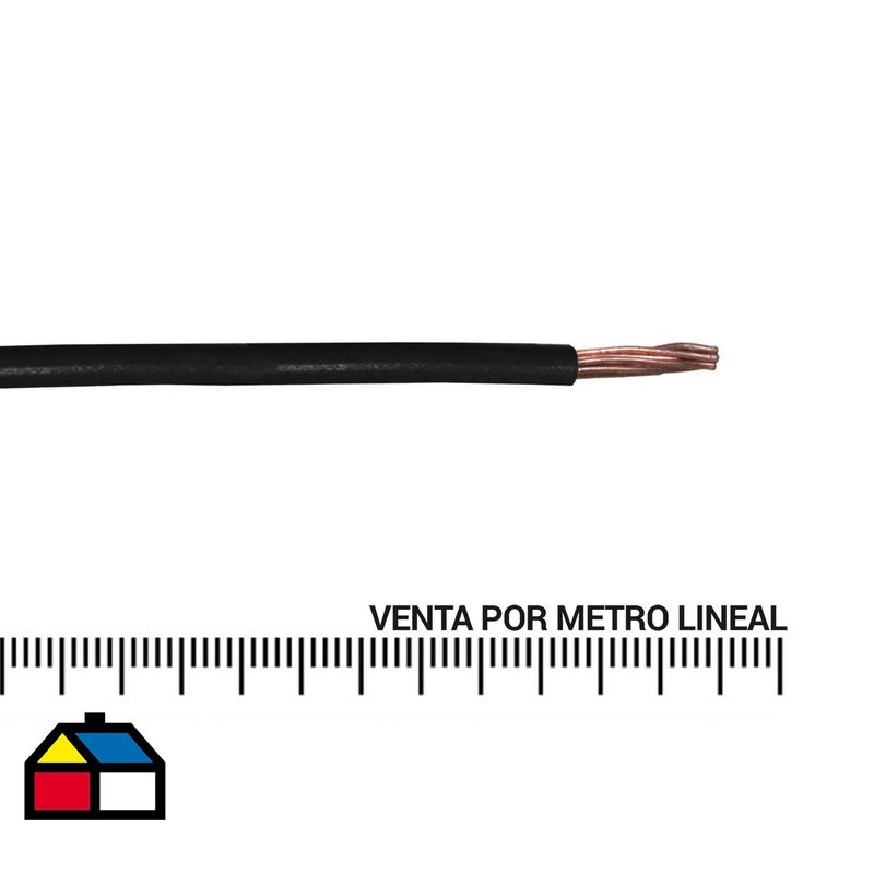 MADECO - Cable Eléctrico THHN 14 Awg Negro Metro Lineal