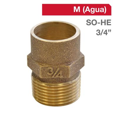 Terminal bronce so/he 3/4 1un